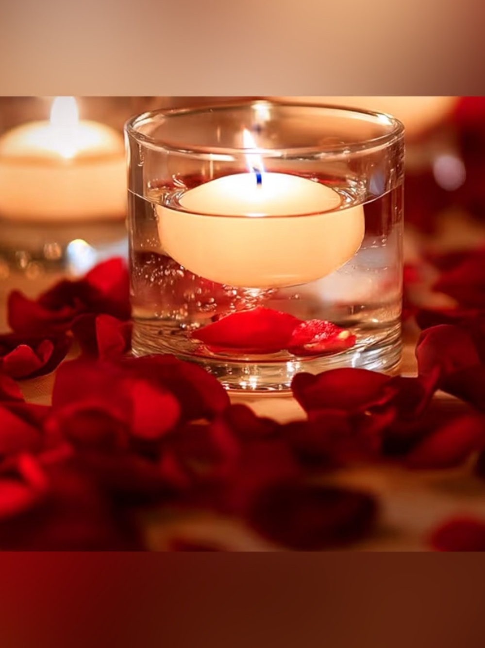 White Floating Candles 2 inch, 13 Pack Unscented for Centerpieces, Wedding